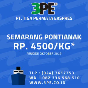 Jasa ekspedisi Semarang Pontianak - Tiga Permata Ekspres